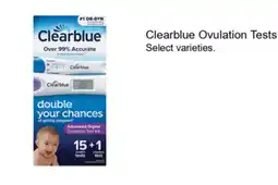 Walgreens Clearblue Ovulation Tests offer