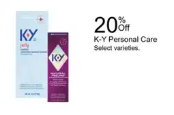 Walgreens K-Y Personal Care offer