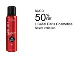 Walgreens L'Oréal Paris Cosmetics offer
