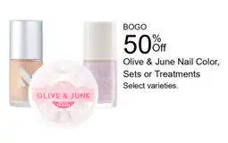 Walgreens Olive & June Nail Color, Sets or Treatments offer