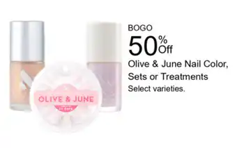 Walgreens Olive & June Nail Color, Sets or Treatments offer