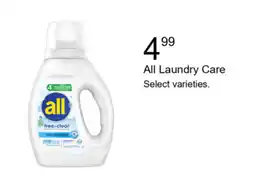Walgreens All Laundry Care offer