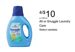Walgreens Snuggle Laundry Care offer