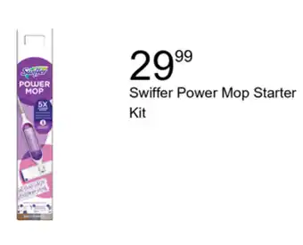 Walgreens Swiffer power mop starter kit offer