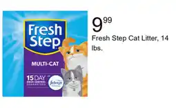 Walgreens Fresh Step Cat Litter offer