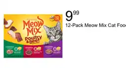 Walgreens Meow Mix Cat Food offer