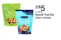 Walgreens Nice! Trail Mix offer