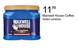 Walgreens Maxwell house coffee offer
