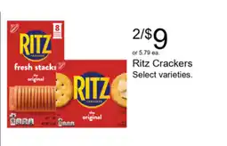 Walgreens Ritz Crackers offer