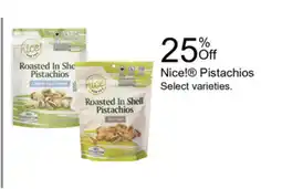 Walgreens Nice!® Pistachios offer