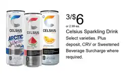 Walgreens Celsius Sparkling Drink offer