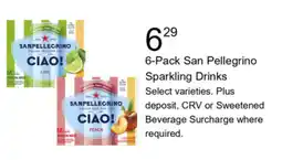 Walgreens San Pellegrino sparkling drinks offer