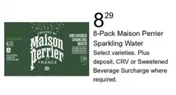 Walgreens Maison Perrier sparkling water offer
