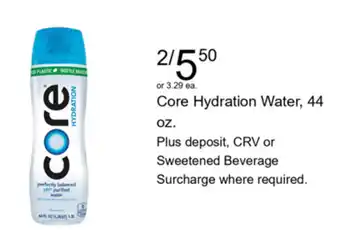 Walgreens Core Hydration Water offer