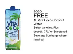 Walgreens Vita Coco Coconut Water offer