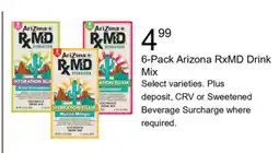 Walgreens Arizona rxmd drink mix offer