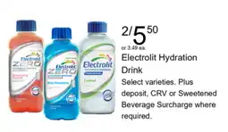 Walgreens Electrolyt Hydration Drink offer