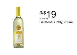 Walgreens Barefoot Bubbly offer