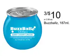 Walgreens Buzzballz Chillers offer