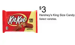 Walgreens Hershey's King Size Candy offer