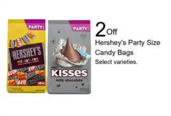 Walgreens Hershey's Party Size Candy Bags offer