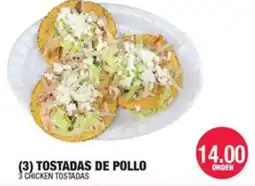 Carnicerias Jimenez 3 Chicken Tostadas offer