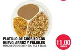 Carnicerias Jimenez Mexican Sausage With Egg, Rice & Beans offer