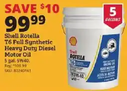 Rural King Shell Rotella T6 Full Synthetic Heavy Duty Diesel Motor Oil offer