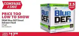 Rural King Peak blue def diesel exhaust fluid offer
