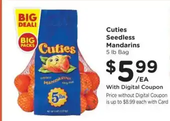 Ralphs Cuties seedless mandarins offer