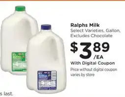 Ralphs Ralphs milk offer