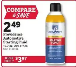 Rural King Providence Automotive Starting Fluid offer