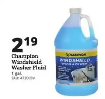 Rural King Champion Windshield Washer Fluid offer
