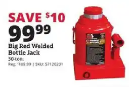Rural King Big Red Welded Bottle Jack offer