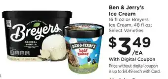 Ralphs Ben & Jerry's Ice Cream offer