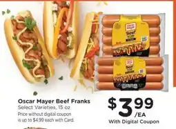 Ralphs Oscar Mayer Beef Franks offer