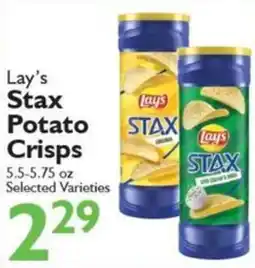 Festival Foods Lay's Stax Potato Crisps offer