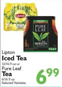 Festival Foods Lipton Iced Tea or Pure Leaf Tea offer