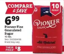Rural King Pioneer fine granulated sugar offer