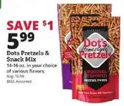 Rural King Dots Pretzels & Snack Mix offer