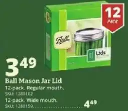 Rural King Ball mason jar lid offer