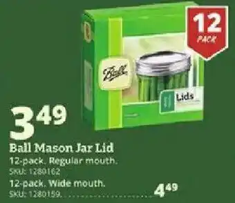 Rural King Ball mason jar lid offer