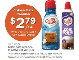 Ralphs Coffee-Mate Creamer offer