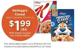 Ralphs Kellogg's Cereal offer