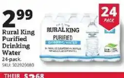Rural King Rural King purified drinking water offer