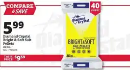 Rural King Diamond Crystal bright & soft salt pellets offer