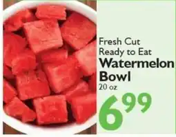 Festival Foods Fresh Cut Ready to Eat Watermelon Bowl offer