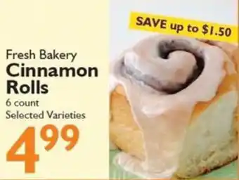 Festival Foods Fresh Bakery Cinnamon Rolls offer