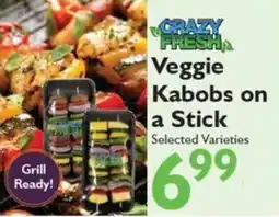 Festival Foods Crazy Fresh Veggie Kabobs on a Stick offer