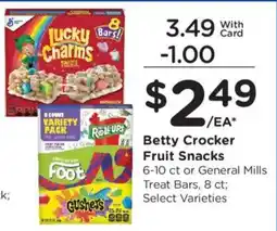 Ralphs Betty Crocker Fruit Snacks offer